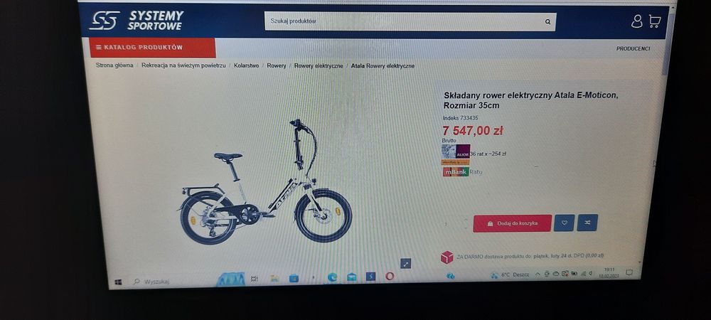 Rower elektryczny Atala