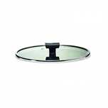 Pokrywka szklana 28cm z metalowym rantem Nova / Moneta