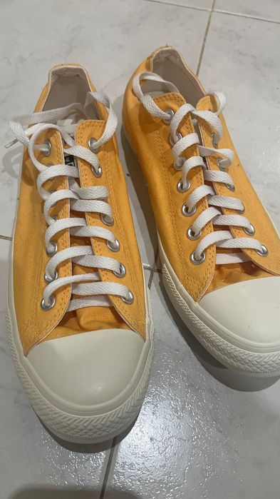 All Star Converse amarelo baixo tamanho 43