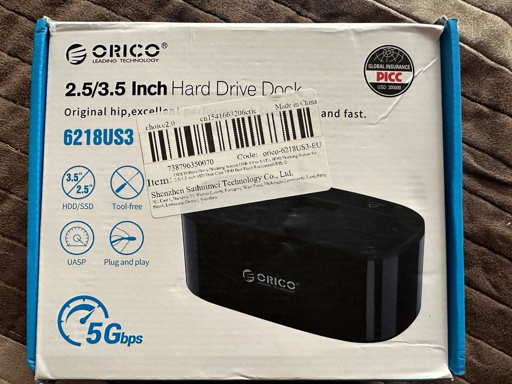 ORICO stacja dokująca do dysku twardego
