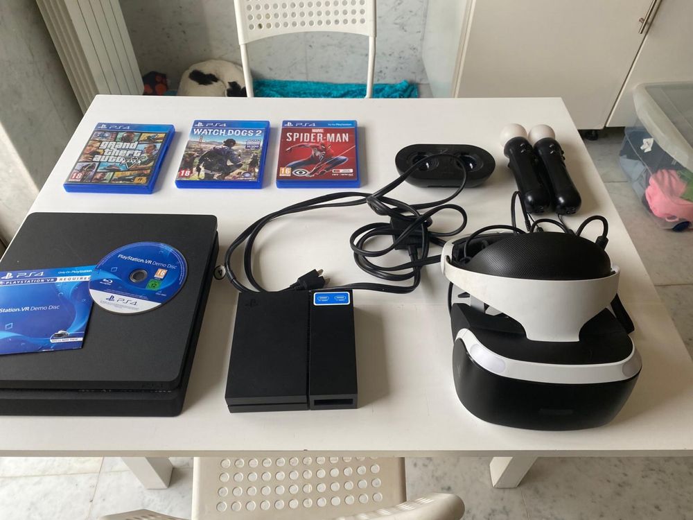 Pack Completo - PlayStation 4 + PlayStation VR + 3 Jogos