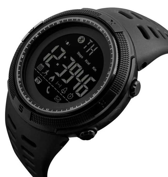SKMEI Sportowy Zegarek Bluetooth NOWY PROCESOR IC Aplikacja