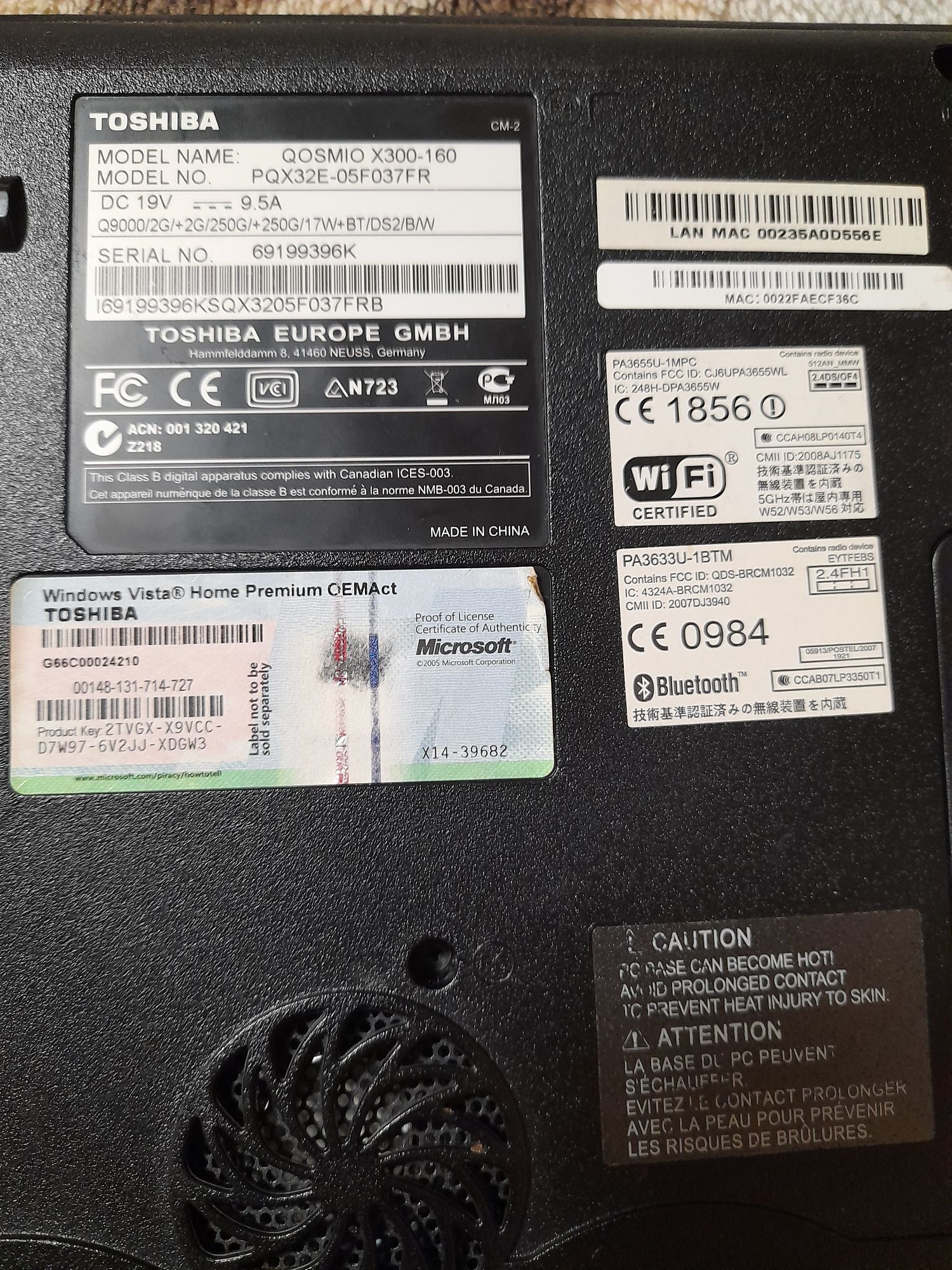 Qosmio toshiba x300_160