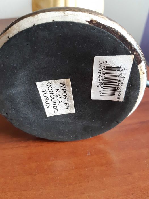 Lampka nocna wyp. Toruń PRL