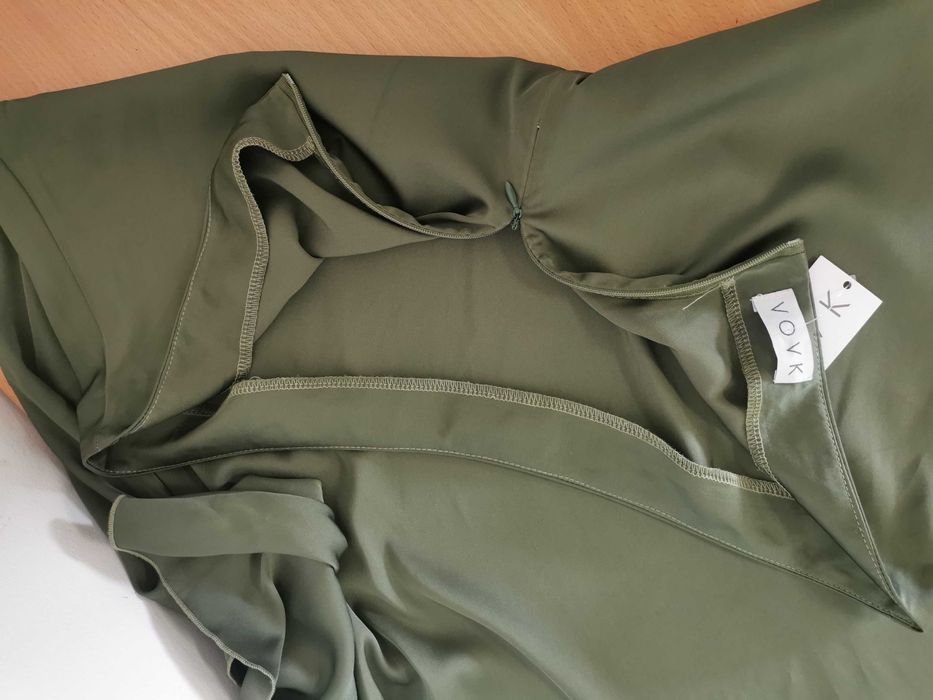 Спідниця демі трапеція штучний шовк марки Vovk великого розміру