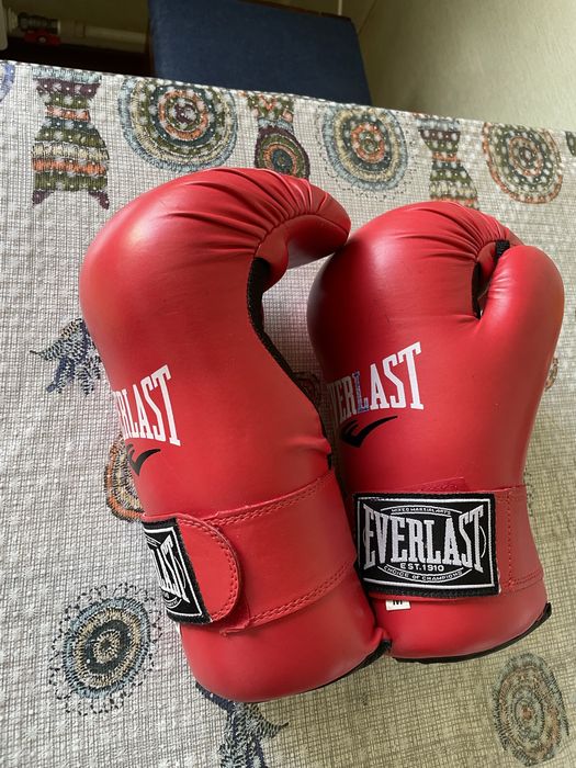 Комлект фути і перчатки (рукавиці) Everlast/для тхеквондо, розмір М