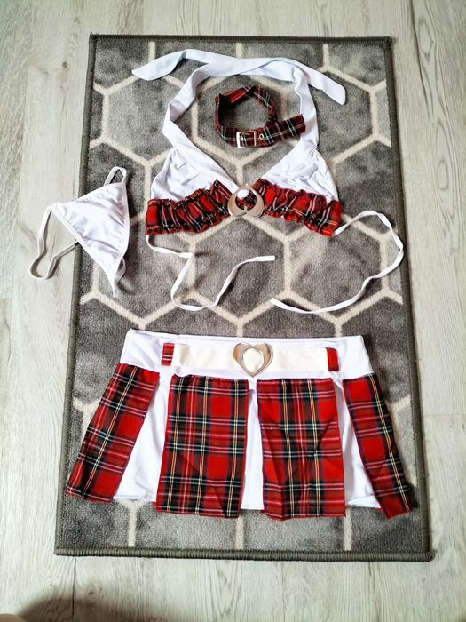 Strój seksowny  niegrzecznej uczennicy  roz.S