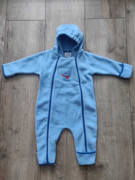 Флисовый человечек - пижама Pistachio на 2 года, голубого цвета