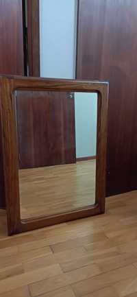 Espelho madeira tratada para WC