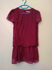 Fioletowa tunika / długa bluzka / krótka sukienka