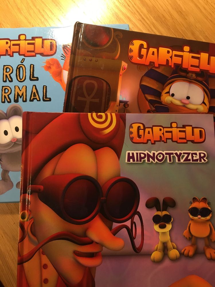Garfield Zestaw 3 ksiązek Ewa Markowska tanio dostępne