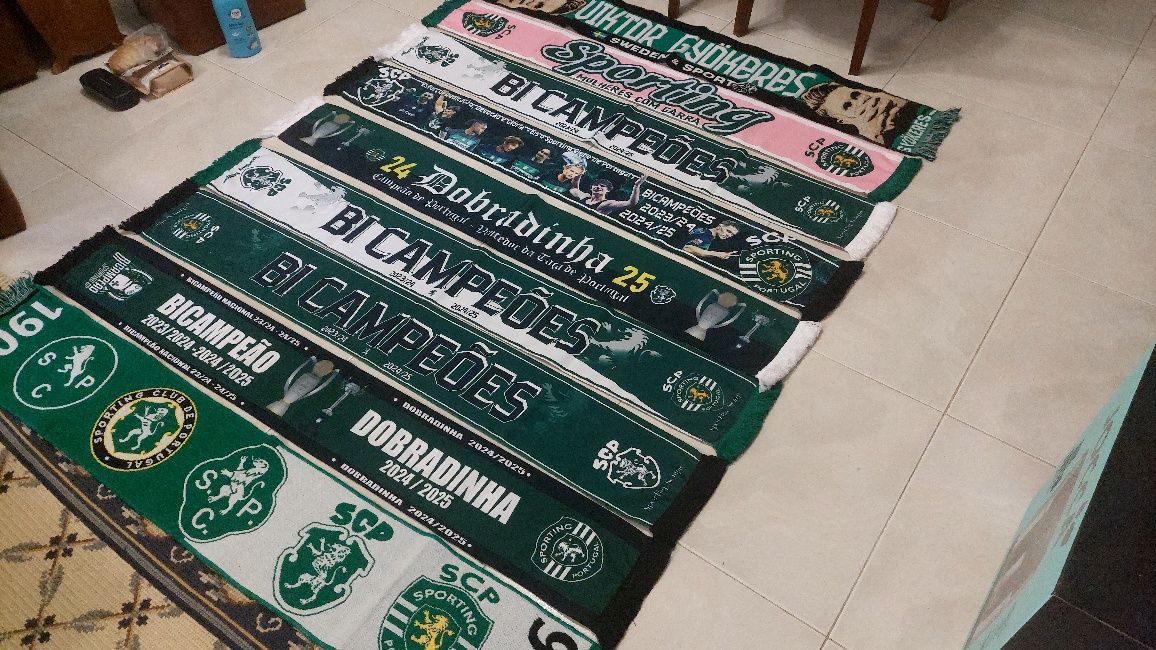 9 cachecois do sporting bi campeao e Dobradinha