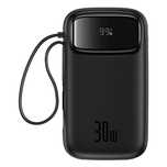 Powerbank Baseus QPow 2/20000mAh 30W z 2 wbudowanymi kablami USB-C - c