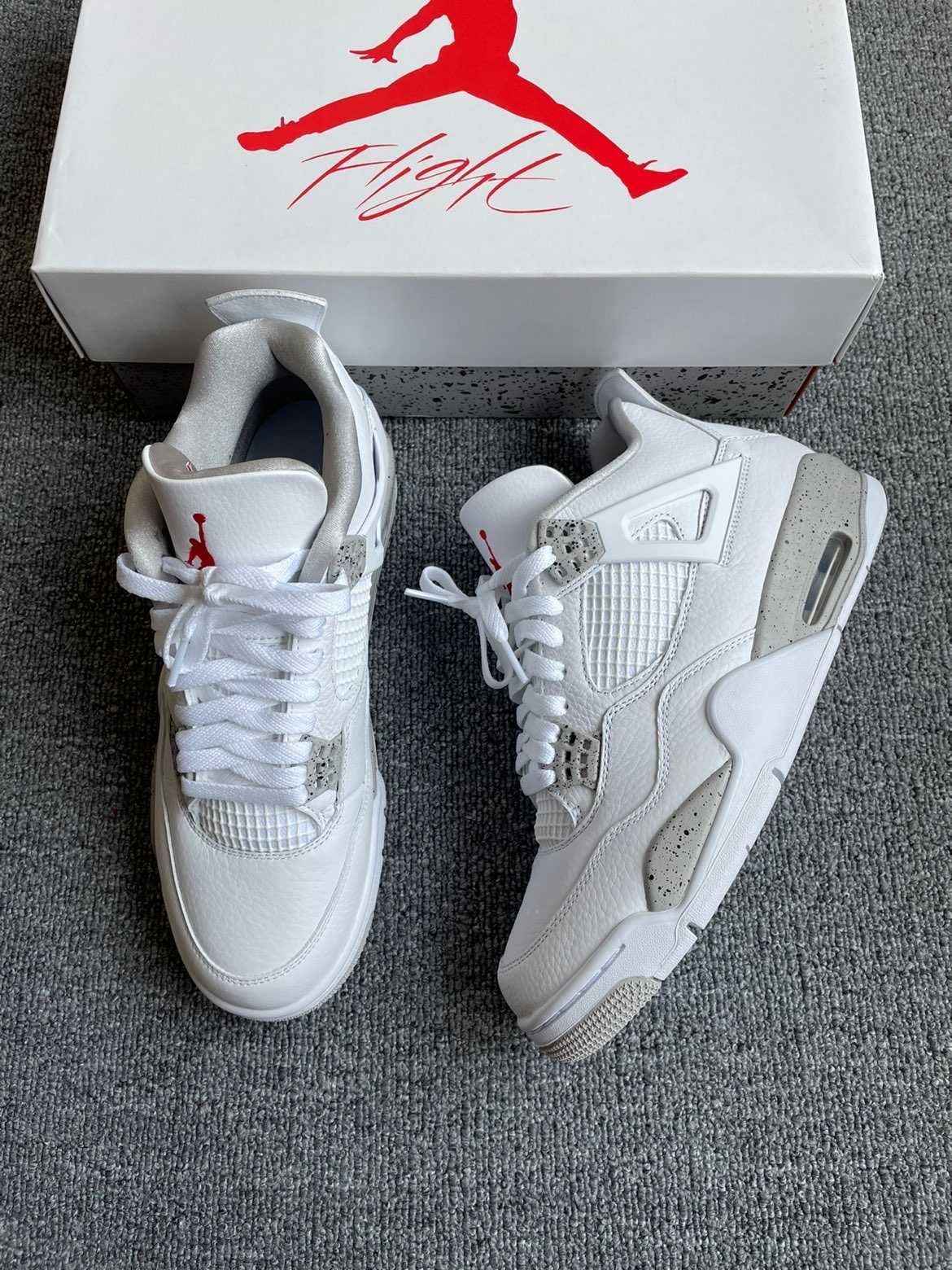 Jordan 4 Retro Białe Oreo Buty codzienne nowe z metką R.38