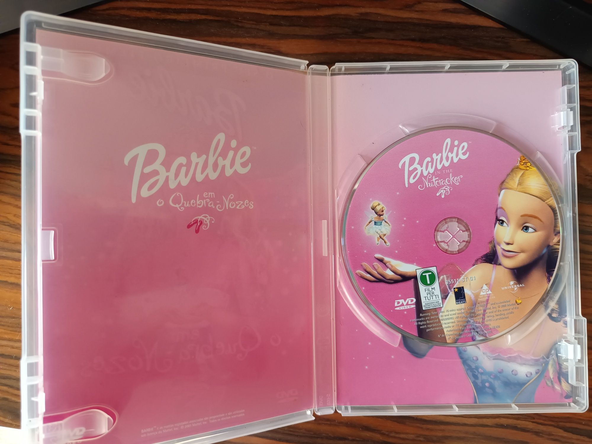 DVD Barbie em o quebra nozes