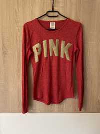 Koszulka nocna Victoria’s Secret XS ciepła miła czerwona pink