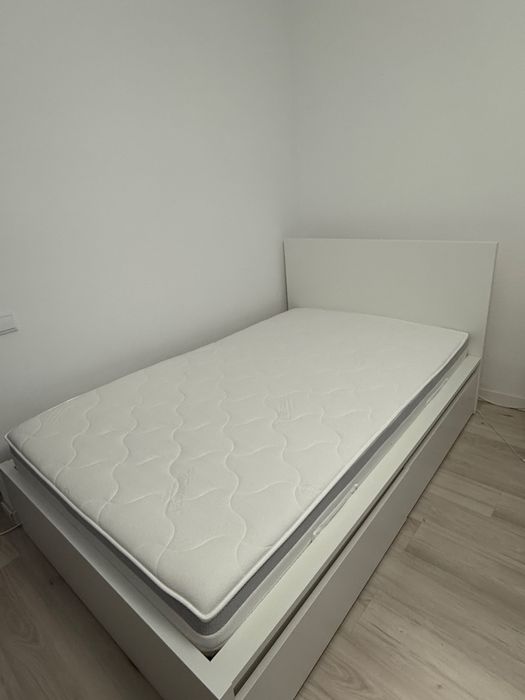 Materac Hilding + Łóżka MALM 120 IKEA za 1300 PILNE