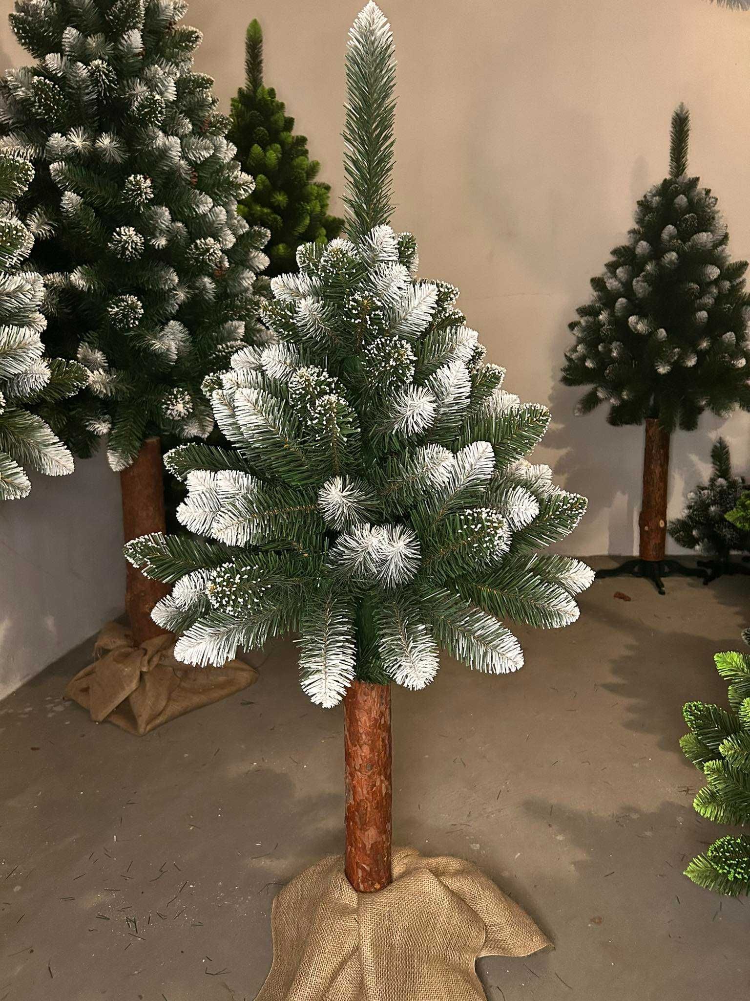 Choinka Sztuczna 120cm - na pniu (gęsta)-Sosna Diamentowa - producent