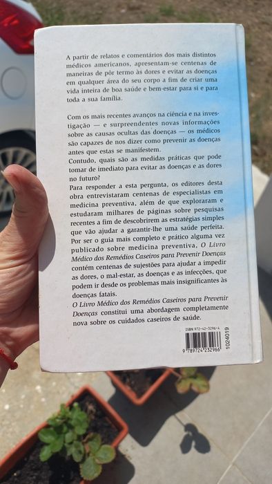Livro médico de remédios caseiros