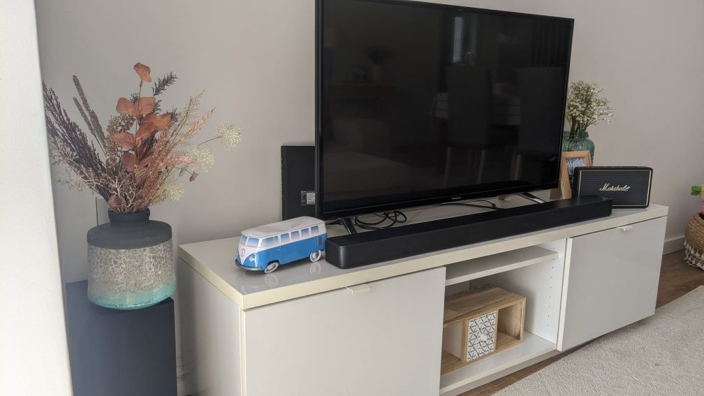 Móvel TV Branco IKEA BYÅS