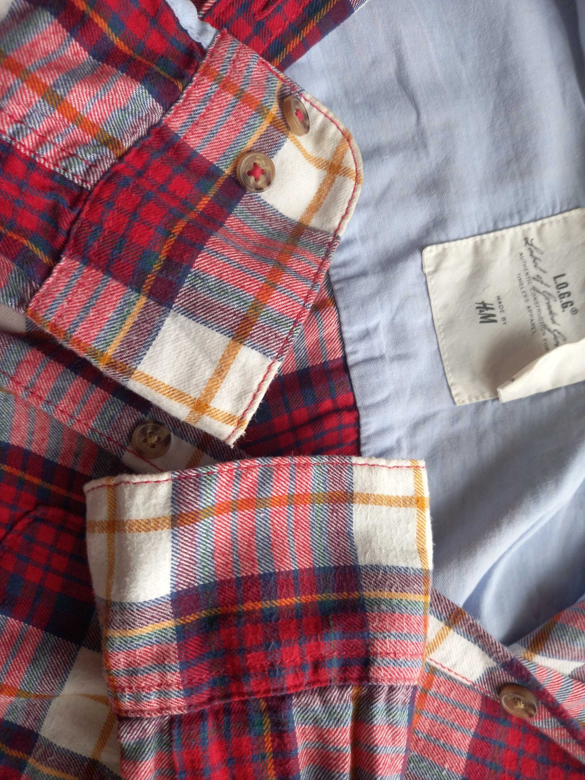 Оригінальна байкова сорочка H&M casual p.xxs-xs
