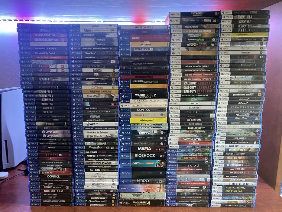 Lote de Jogos PS4 e PS5