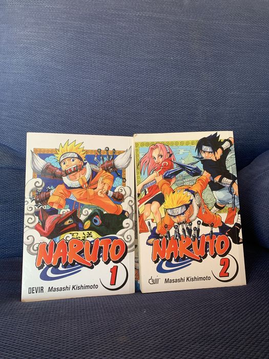 Naruto volumes 1-10 (exceto o 3, 6) - Devir