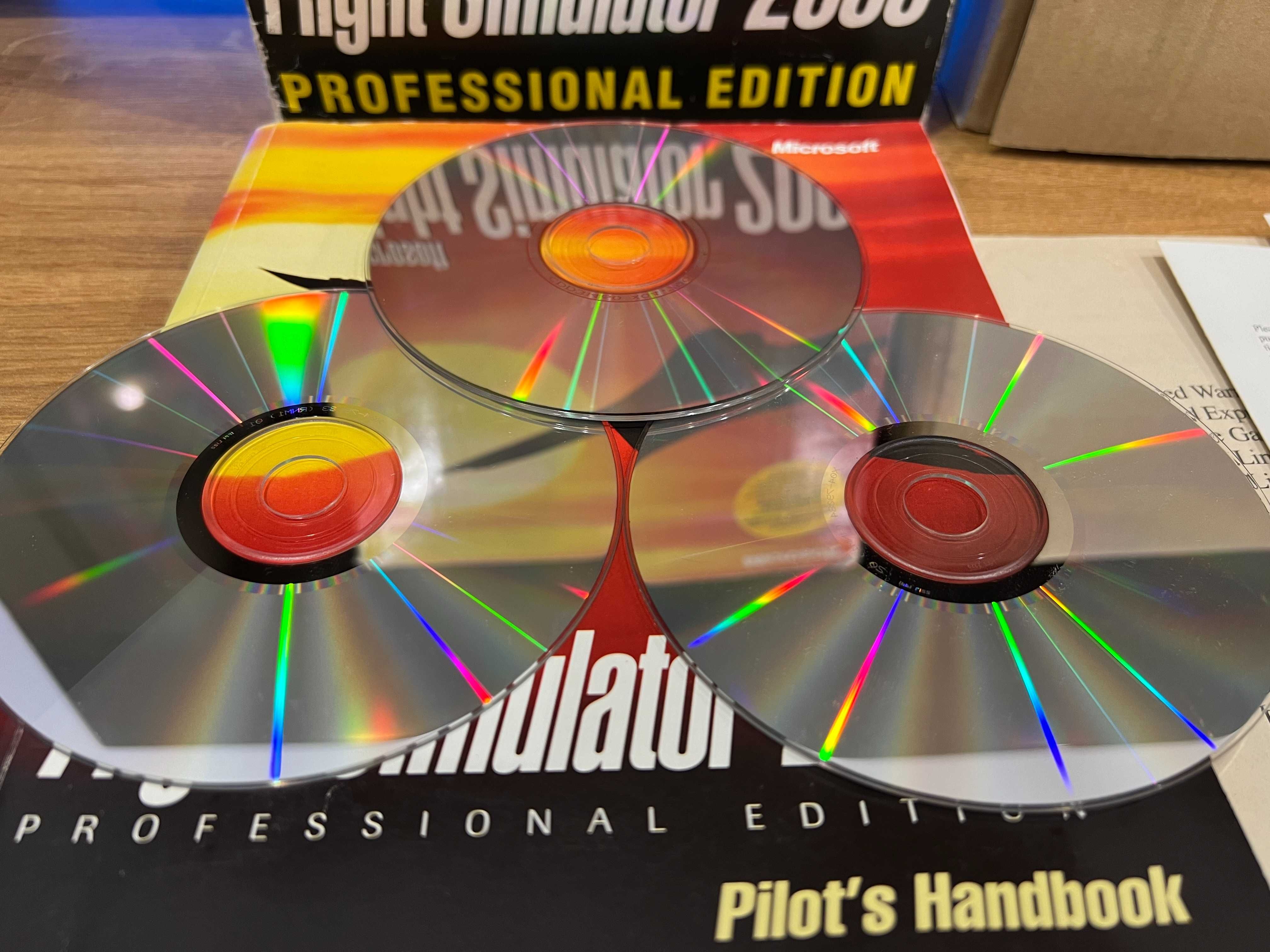 Flight Simulator 2000 Professional (PC EN 1999) Big Box komplet