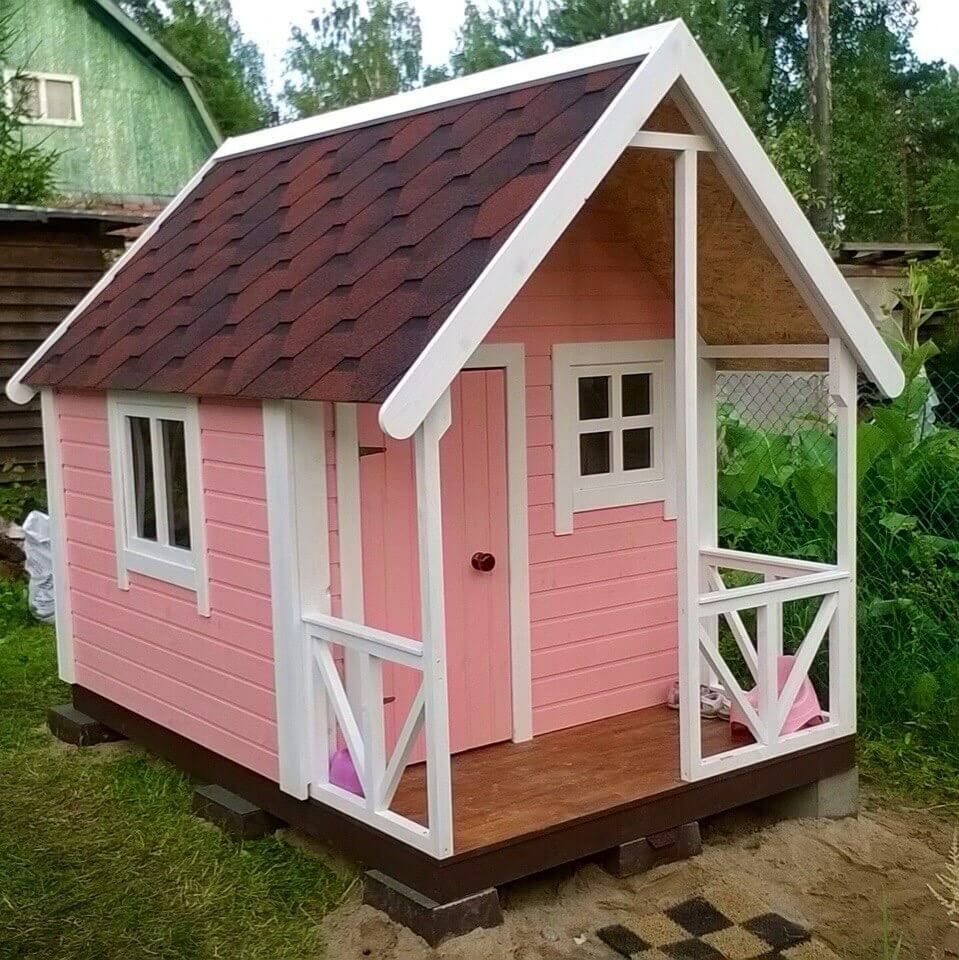 Domek drewniany  dla dzieci