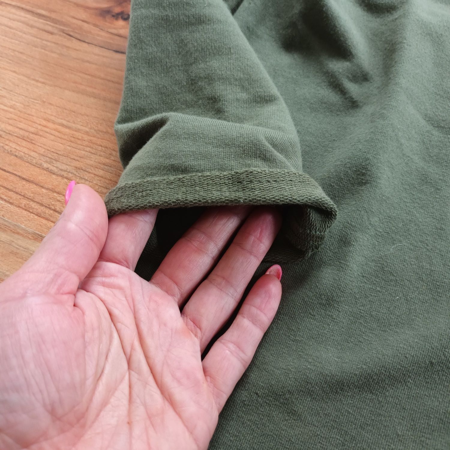 Narzutka 34 XS NOMMO blezer dresowa sweter zielony bluza khaki