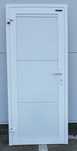 Drzwi garażowe aluminiowe pod wymiar np. 900x2000 kolor min. antracyt