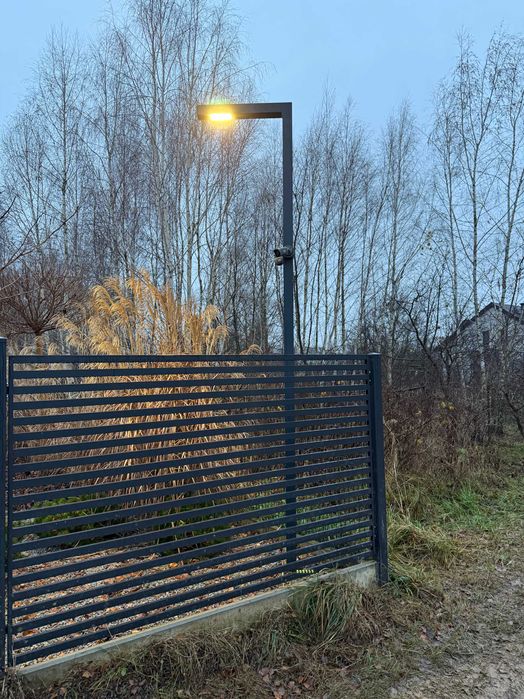 Nowoczesna aluminiowa latarnia uliczna oswietlenie led lampa Samsung