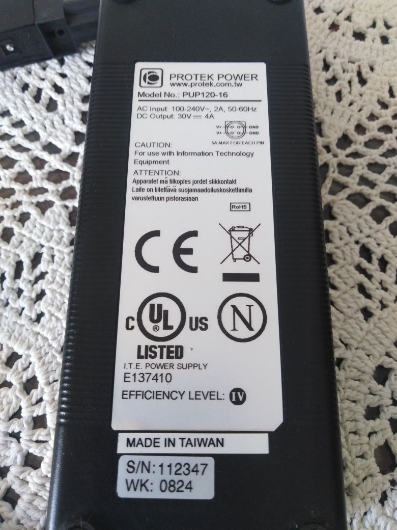 Zasilacz protek power PUP-120-16