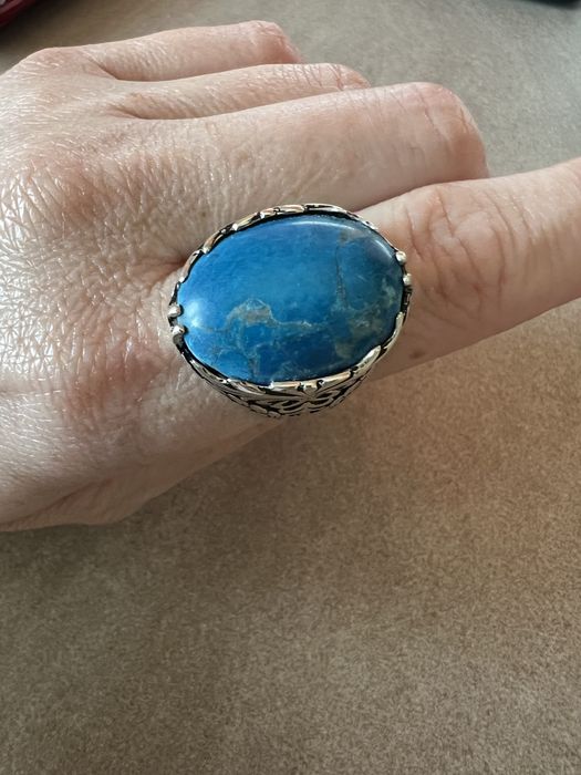 Srebrny męski sygnet