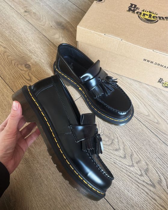 Mokasyny Loafersy Dr. Martens 41 czarne klasyczne półbuty Martensy