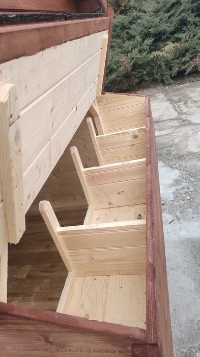 Kurnik 3.3x1.4 na nóżkach , linoleum, bardzo duży!