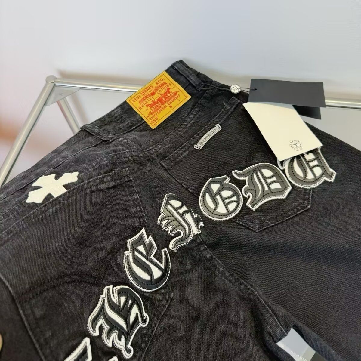 В наявності штани джинси jeans Chrome Hearts Хром хертс штаны Джинсы