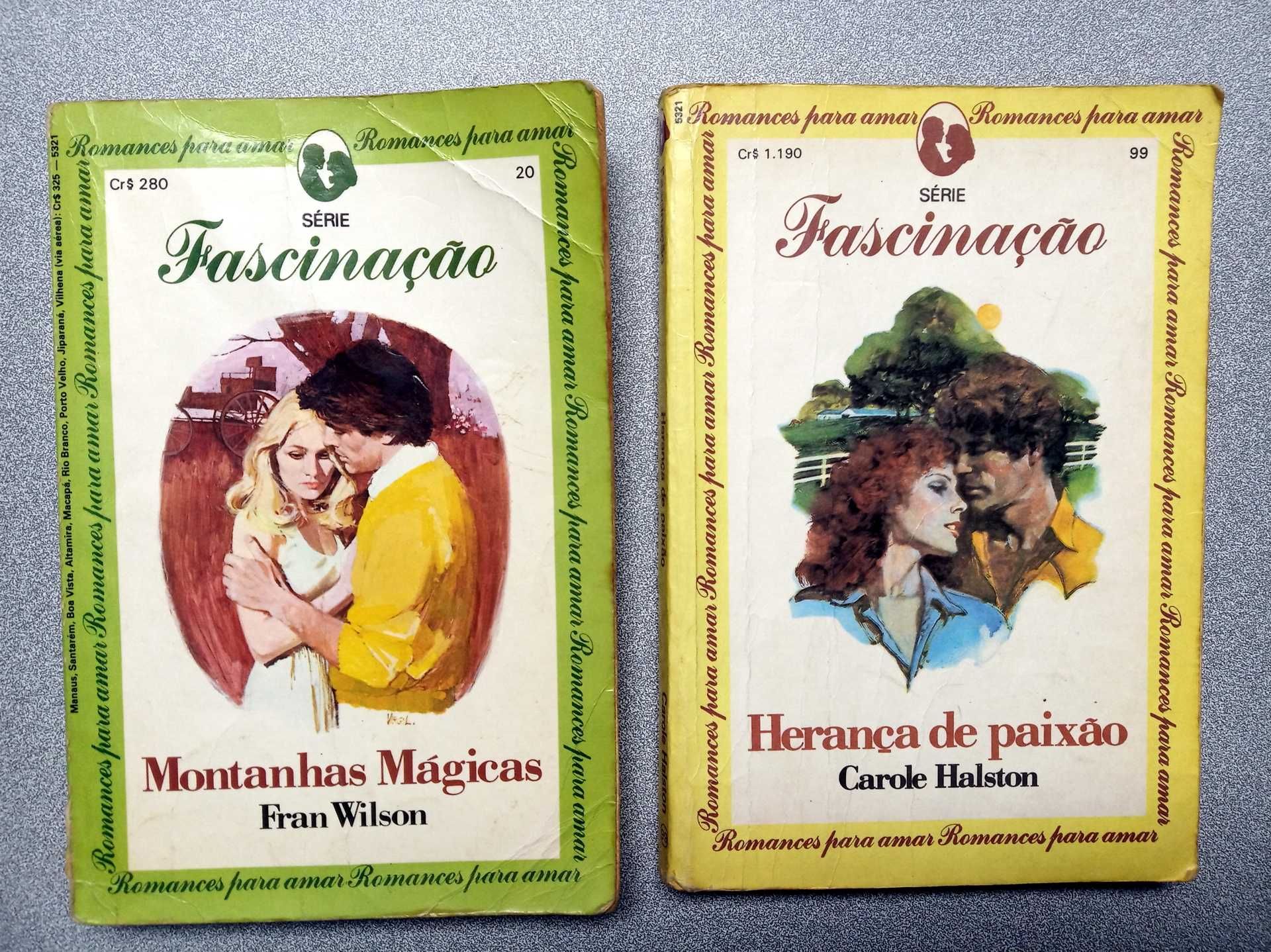 Romances Harlequin Sabrina, Bianca, Júlia e outros dos anos 80