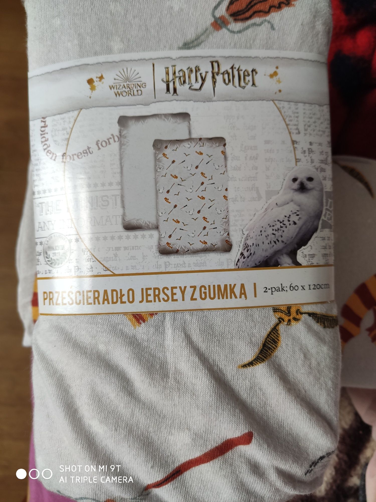 Przescieradla do łózeczka 2 szt  nowe Harry Potter