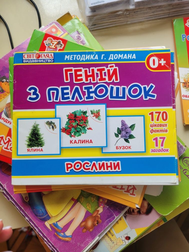 Карточки домана. Демонстраційний матеріал для ДНЗ