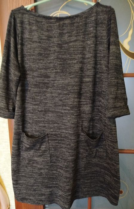 Женское теплое платье туника большого размера р 52-54