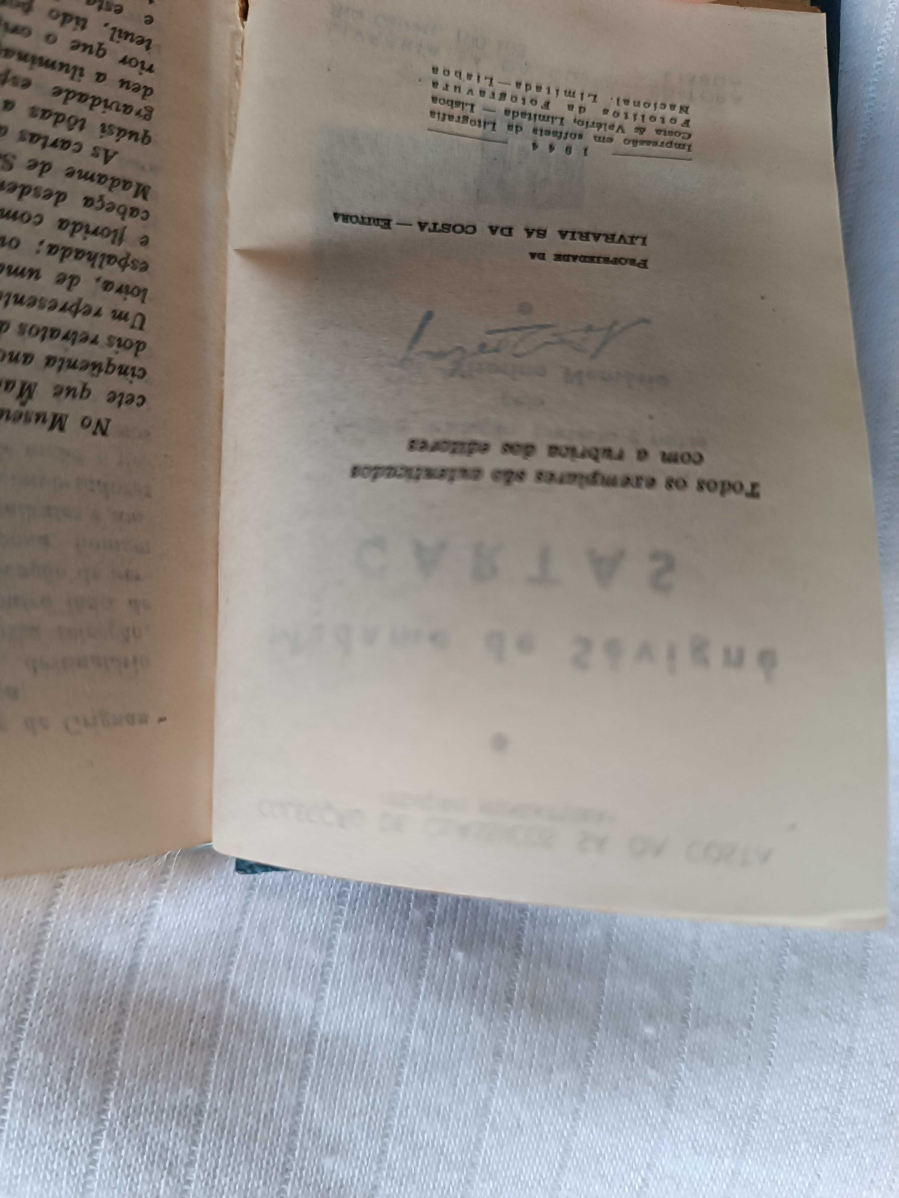 Madame de Sevigne 1944 livro antigo