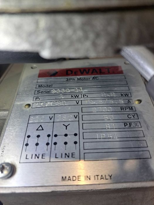 Piła Radialna (Poprzeczna) DE WALT DW 8003