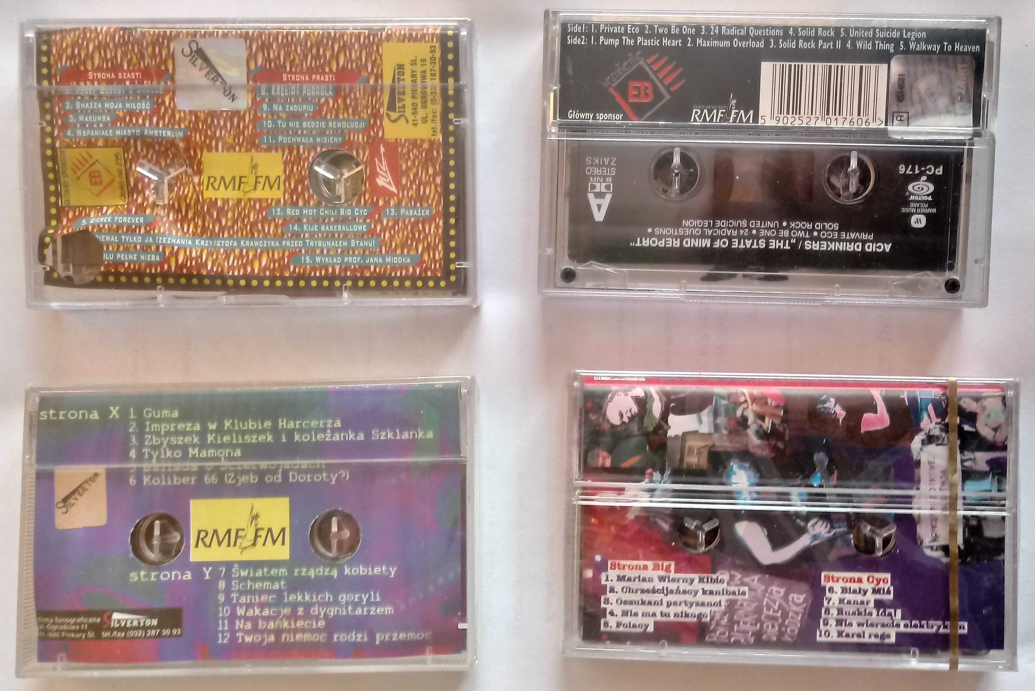 big cyc/acid drinkers/universe/de mono/budka suflera kasety