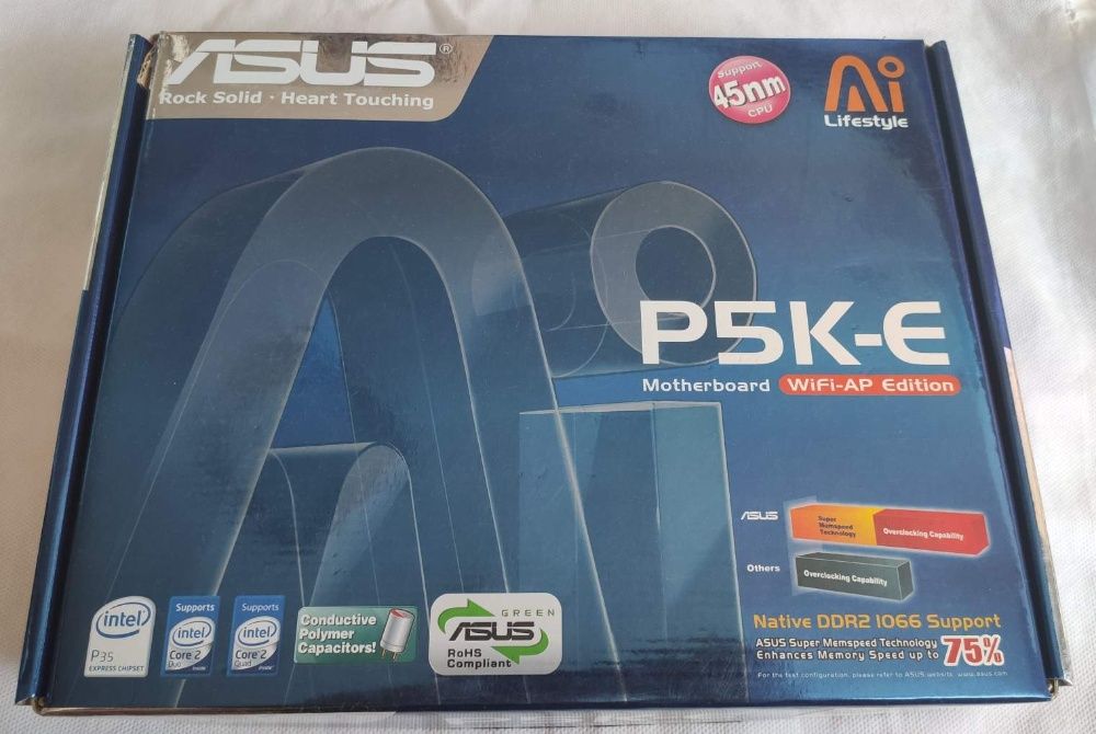 Zestaw Core2Quad/Asus P5K-E WiFi/chłodzenie Arctic Cooling