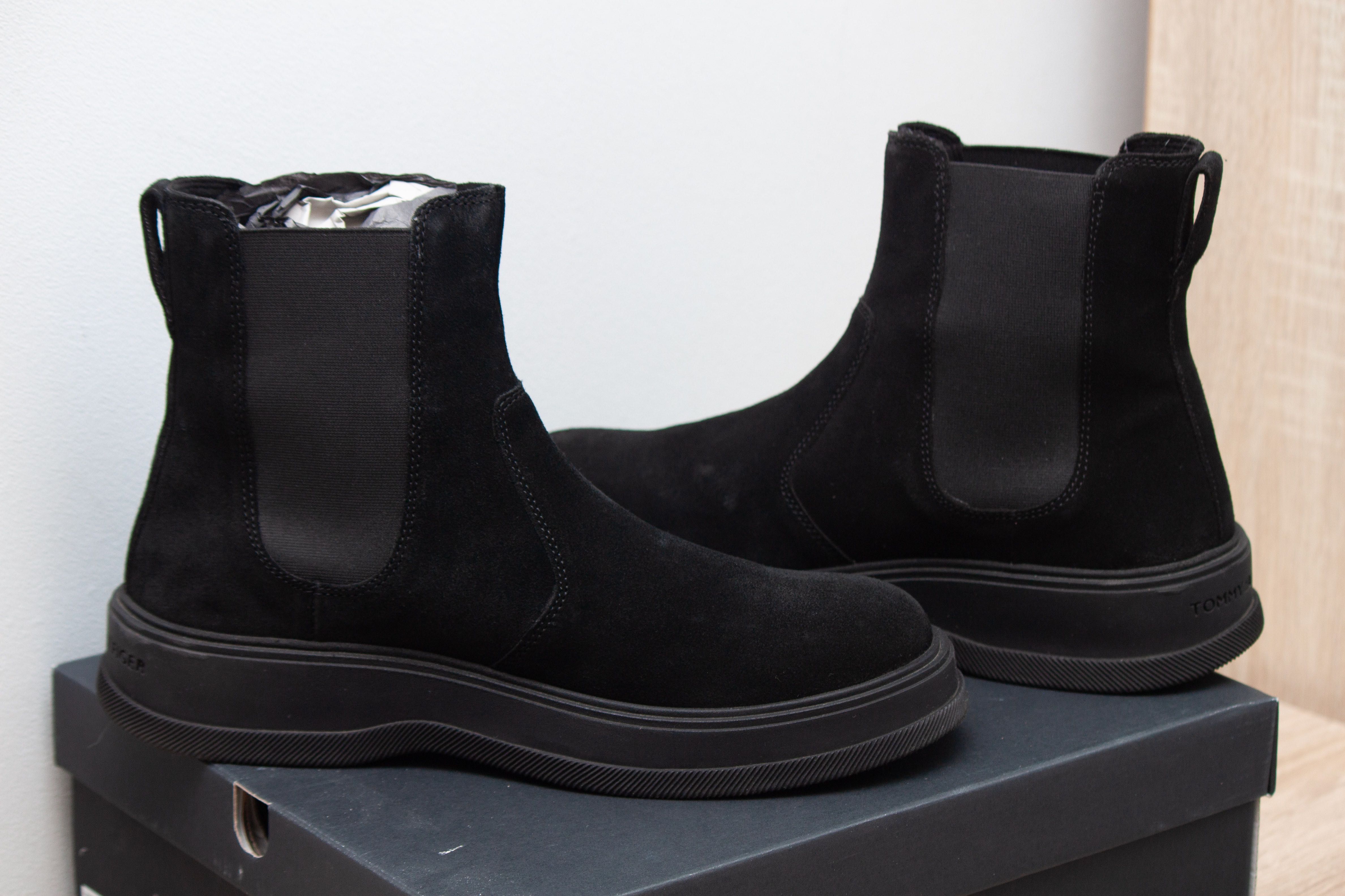 Чоловічі челсі Tommy Hilfiger TH Everyday Core Suede Chelsea 42 Ориг