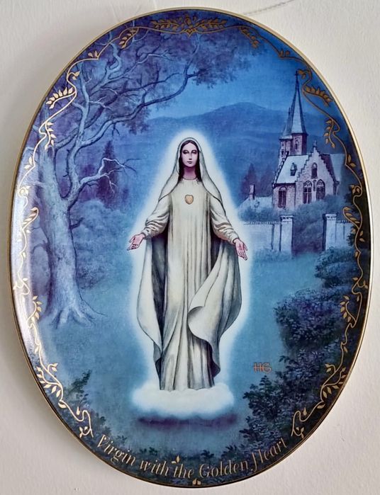 *BRADEX PEŁNY ZESTAW x12 MARIA MATKA BOŻA Kolekcjonerski Talerz obraz