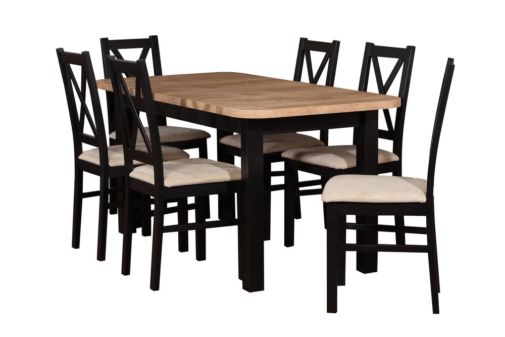 Zestaw do jadalni ( krzesla i stol ) zaowalony Promocja