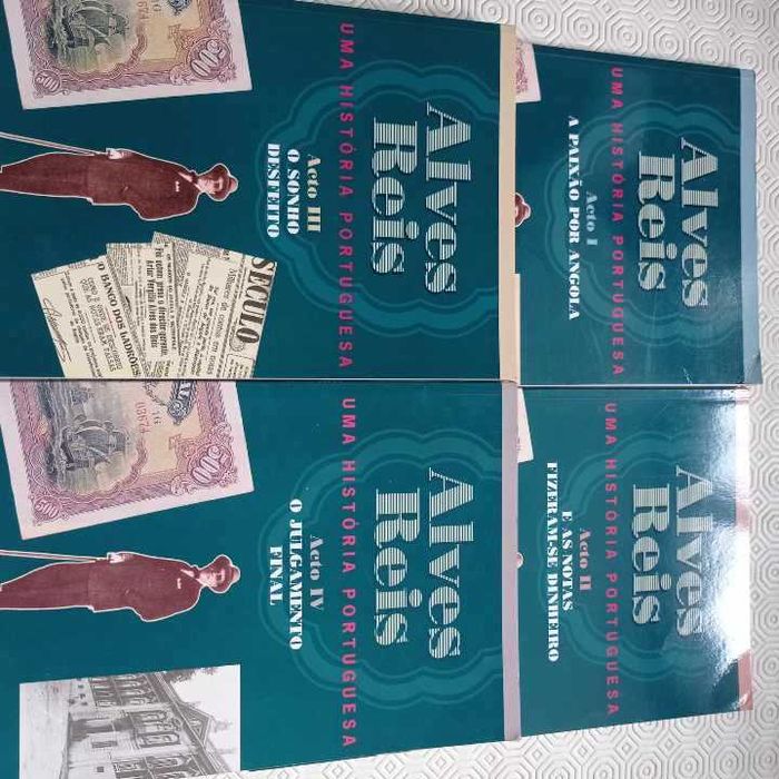 vendo livro Alves Reis uma historia portuguesa-4 vol