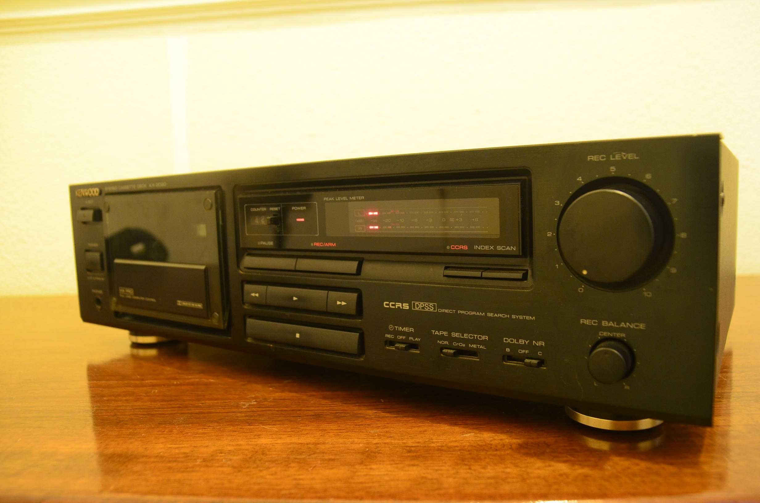 Leitor/ gravador de cassetes Kenwood KX 2020